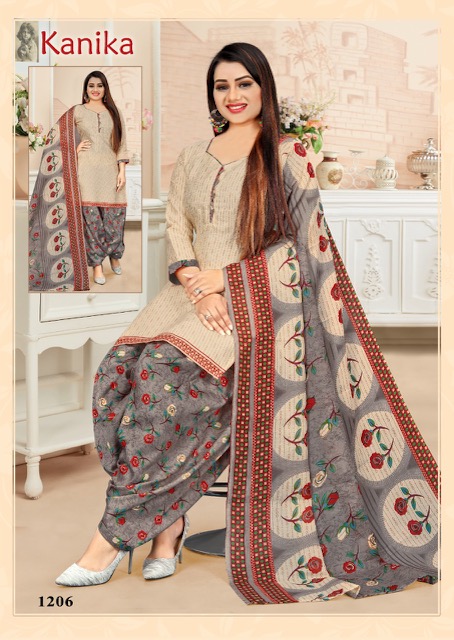Amit Kanika 12 Latest Ready Made Cotton Printed Regular Wear Cotton Dress